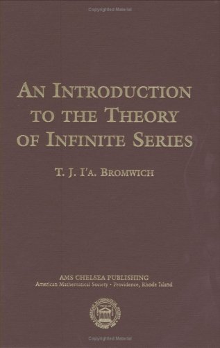 Beispielbild fr An Introduction to the Theory of Infinite Series zum Verkauf von Majestic Books