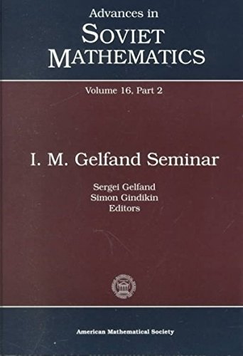 Stock image for I. M. Gelfand Seminar, Part 2 for sale by Better World Books