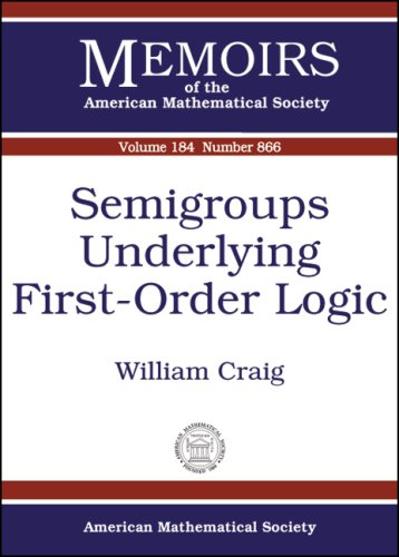 Semigroups Underlying First-order Logic (Memoirs of the American Mathematical Society) (9780821841495) by Craig, William