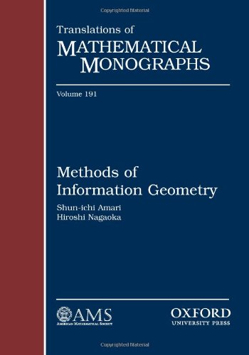 Imagen de archivo de Methods of Information Geometry (Translations of Mathematical Monographs) (Tanslations of Mathematical Monographs, 191) a la venta por Books Unplugged