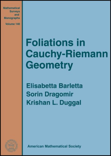 9780821843048: Foliations in Cauchy-Riemann Geometry