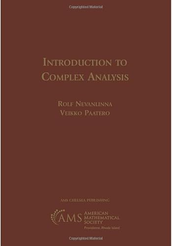 9780821843994: Introduction to Complex Analysis (AMS Chelsea Publishing)