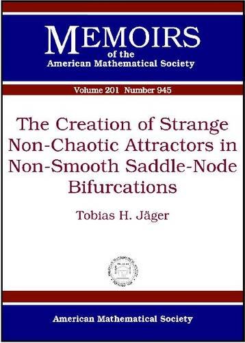 9780821844274: The Creation of Strange Non-chaotic Attractors in Non-smooth Saddle-node Bifurcations (Memoirs of the American Mathematical Society)