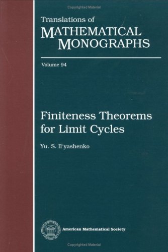 9780821845530: Finiteness Theorems for Limit Cycles (Translations of Mathematical Monographs)