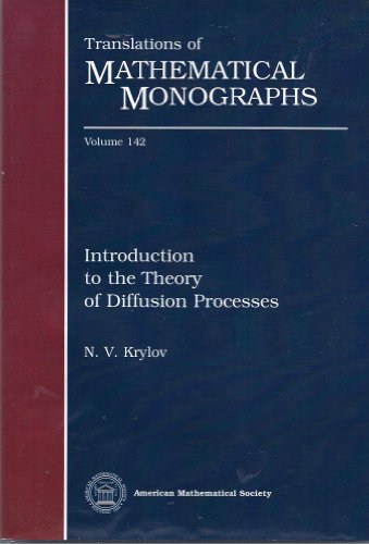Stock image for Introduction to the Theory of Diffusion Processes (Translations of Mathematical Monographs) for sale by HPB-Red