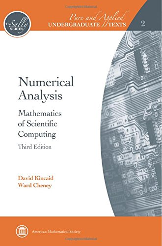 Stock image for Numerical Analysis: Mathematics of Scientific Computing (The Sally Series; Pure and Applied Undergraduate Texts, Vol. 2) for sale by ZBK Books