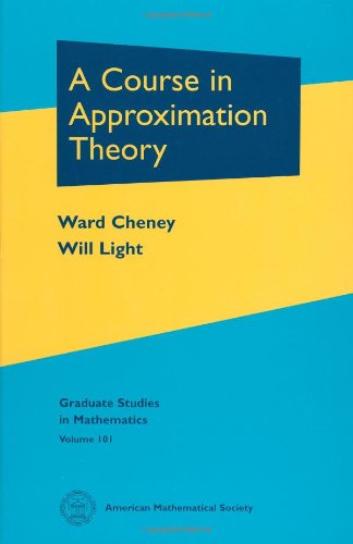 9780821847985: A Course in Approximation Theory