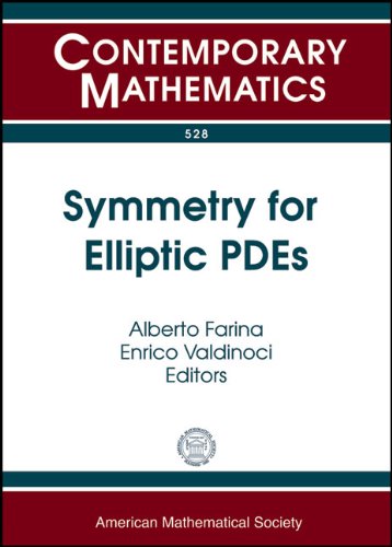9780821848043: Symmetry for Elliptic PDEs: (30 Years After a Conjecture of De Giorgi, and Related Problems) May 25-29, 2009 Indam School Rome, Italy (Contemporary Mathematics)