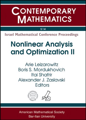 Stock image for Nonlinear Analysis and Optimization II: Optimization for sale by Basi6 International
