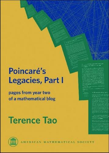 Imagen de archivo de Poincare's Legacies, Part I Pt. I : Pages from Year Two of a Mathematical Blog a la venta por Better World Books