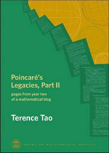 Imagen de archivo de Poincare's Legacies, Part II: pages from year two of a mathematical blog a la venta por Buyback Express