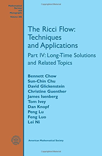 Imagen de archivo de The Ricci Flow: Techniques and Applications: Long-time Solutions and Related Topics a la venta por Revaluation Books