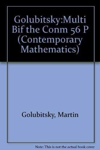 Imagen de archivo de Multiparameter Bifurcation Theory: Proceedings (Contemporary Mathematics) a la venta por A Squared Books (Don Dewhirst)