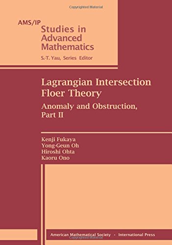 9780821852507: Lagrangian Intersection Floer Theory: Anomaly and Obstruction, Part II (AMS/IP Studies in Advanced Mathematics)