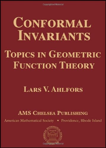 Stock image for Conformal Invariants: Topics in Geometric Function Theory (Ams Chelsea Publishing, 371) for sale by GF Books, Inc.