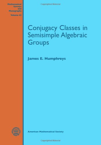 Conjugacy Classes in Semisimple Algebraic Groups (Mathematical Surveys and Monographs, 43) (9780821852767) by James E. Humphreys