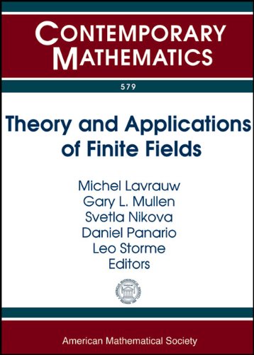 Stock image for Theory and Applications of Finite Fields: The 10th International Conference on Finite Fields and Their Applications, July 11-15, 2011, Ghent, Belgium (Contemporary Mathematics 579) for sale by Zubal-Books, Since 1961