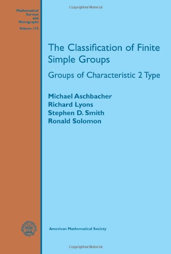 Imagen de archivo de The Classification of Finite Simple Groups: Groups of Characteristic 2 Type (Volume 172) a la venta por Anybook.com