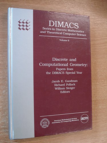 Imagen de archivo de Discrete and Computational Geometry: Papers from the DIMACS Special Year a la venta por Chequamegon Books