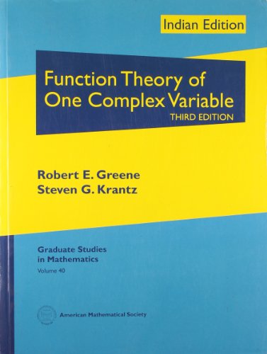 9780821868775: Function Theory Of One Complex Variable