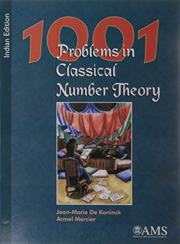 Stock image for 1001 Problems In Classical Number Theory for sale by Majestic Books