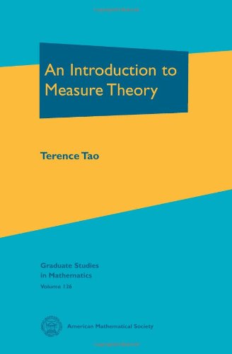 9780821869192: An Introduction to Measure Theory (Graduate Studies in Mathematics) (Graduate Studies in Mathematics, 126)