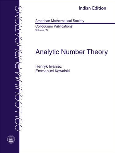 9780821887103: Analytic Number Theory