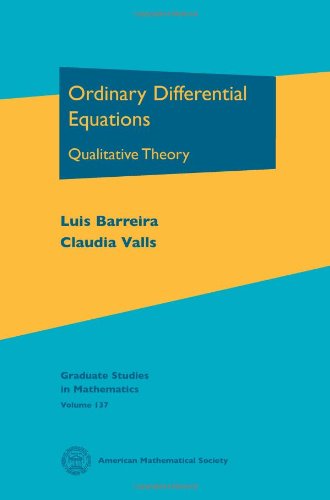 9780821887493: Ordinary Differential Equations: Qualitative Theory (Graduate Studies in Mathematics, 137)