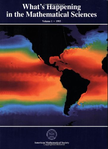 9780821889992: What's Happening in the Mathematical Sciences: v. 1