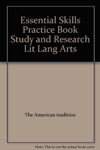 9780821913017: Essential Skills Practice Book Study and Research Lit Lang Arts