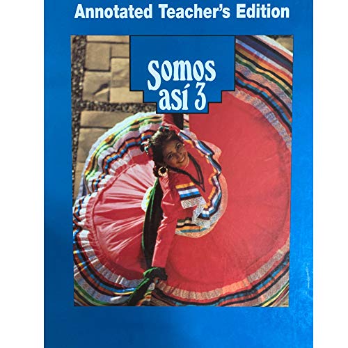 Stock image for Somos Asi 3 for sale by Better World Books