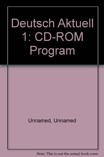 9780821915301: Deutsch Aktuell 1: CD-ROM Program
