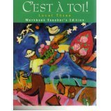 Stock image for C'est `a toi!: Level Three (Annotated Teacher's Edition) for sale by HPB-Red