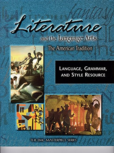 Stock image for Literature and The Language Arts - The American Tradition: Language, Grammar and Style Resource for sale by The Book Cellar, LLC