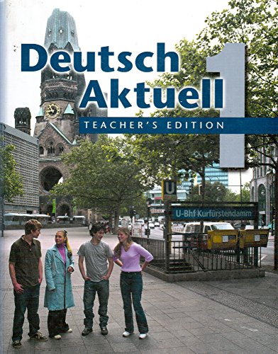 Beispielbild fr Deutsch Aktuell 1, Teacher's Edition ; 9780821925362 ; 0821925369 zum Verkauf von APlus Textbooks