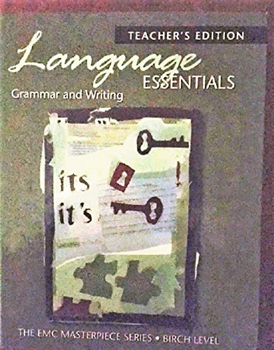 Beispielbild fr Language Essentials: Grammar and Writing (Birch Level) [Teacher's Edition] zum Verkauf von Lexington Books Inc