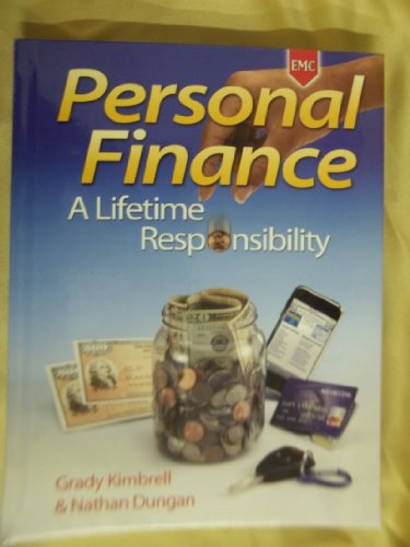 Imagen de archivo de Personal Finance A Lifetime Responsibility a la venta por Decluttr