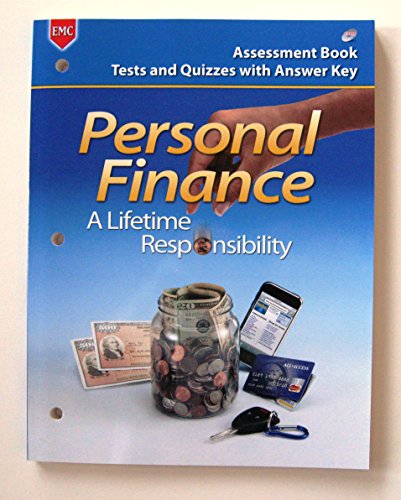 Imagen de archivo de Personal Finance A Lifetime Responsibility/Assessment Book Tests and Quizzes with Answer Key a la venta por ThriftBooks-Atlanta