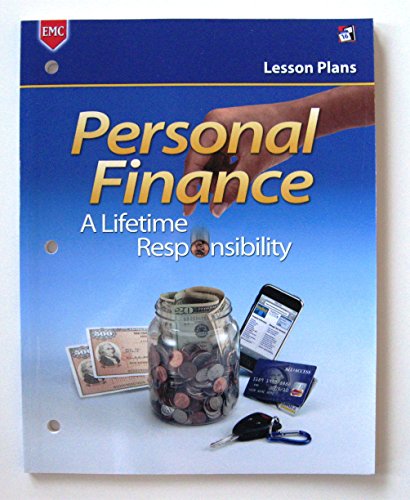 Imagen de archivo de Personal Finance A Lifetime Responsibility/Lesson Plans a la venta por ThriftBooks-Dallas