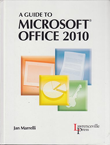 Beispielbild fr A Guide to Microsoft Office 2010 : Textbook zum Verkauf von Better World Books