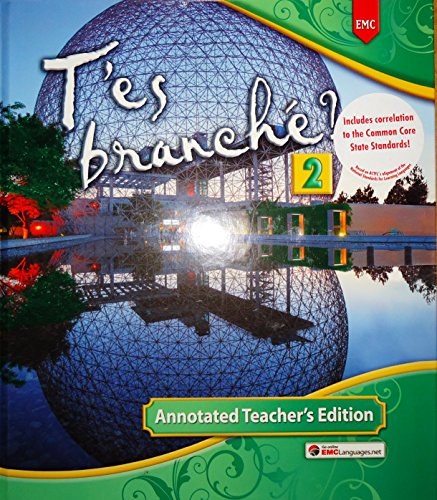 Stock image for T'es branch�? 2 Annotated Teacher's Edition Hardcover - 2014 for sale by Project HOME Books