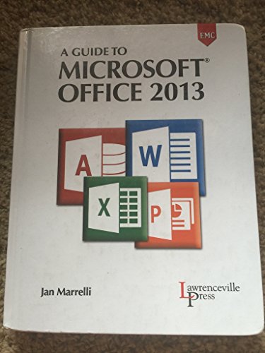 9780821965597: A Guide to Microsoft Office 2013