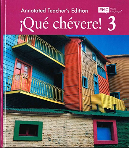 Stock image for Que chevere 3 Annotated teacher's Edition for sale by HPB-Ruby
