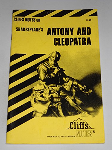 9780822000020: Notes on Shakespeare's "Antony and Cleopatra" (Cliffs notes)