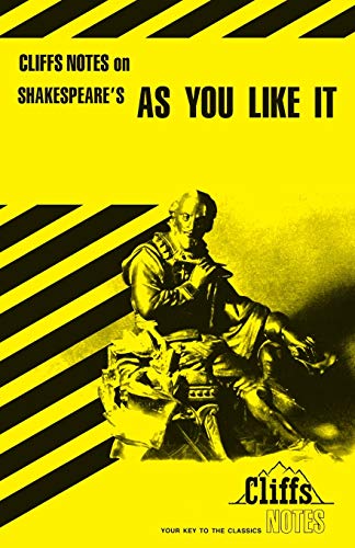 9780822000075: CliffsNotes on Shakespeare's As You Like It (CliffsNotes on Literature)