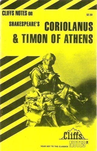 Stock image for Cliffs Notes on Shakespeare's Coriolanus & Timon of Athens for sale by Newsboy Books