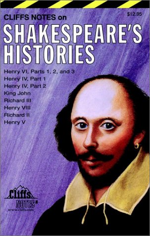 Imagen de archivo de Cliffsnotes Shakespeares Histories a la venta por gwdetroit