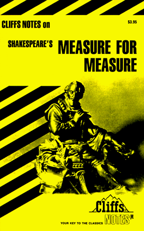 Imagen de archivo de Measure for Measure (Cliffs Notes) a la venta por Orion Tech