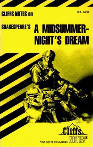 Imagen de archivo de Shakespeare's A Midsummer Night's Dream (Cliffs Notes) a la venta por Gulf Coast Books