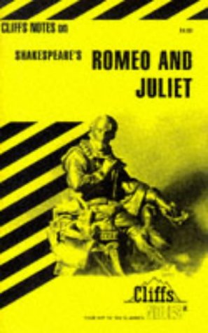 Imagen de archivo de Shakespeare's Romeo and Juliet (Cliffs Notes) a la venta por Jenson Books Inc